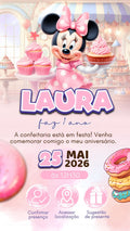 Convite Interativo - Minnie Confeitaria 3