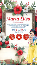 Convite Interativo - Branca de neve 5