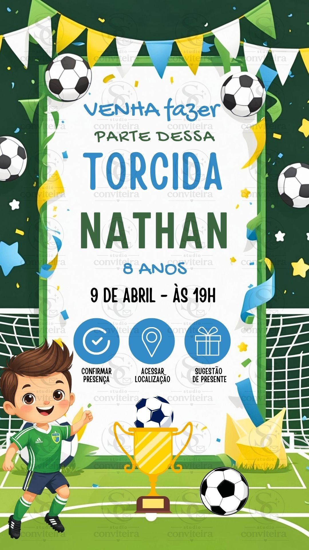 Convite Copa do Mundo Interativo