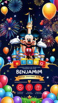 Convite Interativo - Disney Mickey