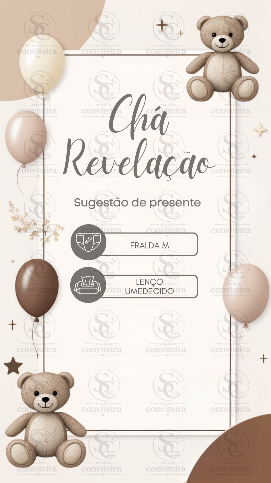 Convite Chá Revelação