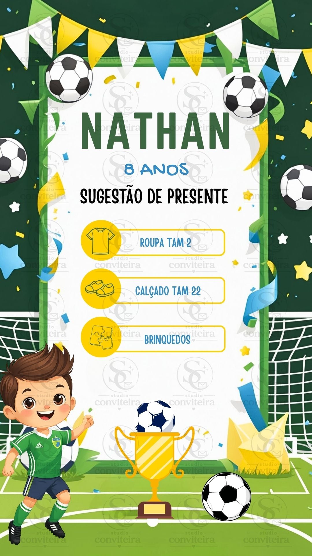 Convite Copa do Mundo Interativo