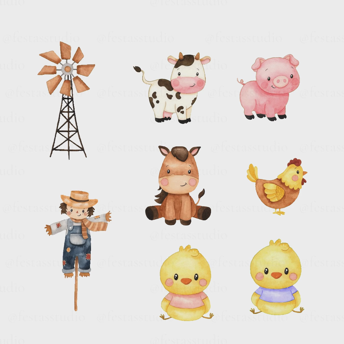 Kit Gif - Fazendinha