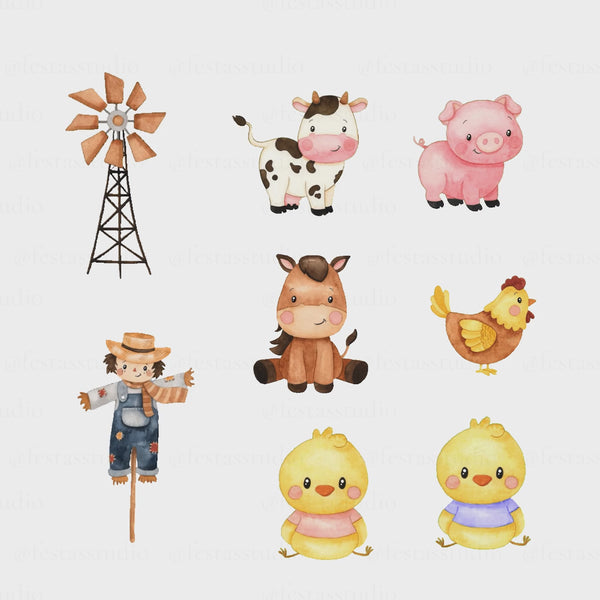 Kit Gif - Fazendinha