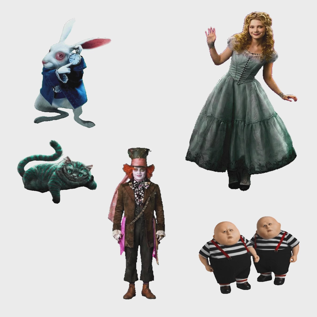 Kit Gif - Alice no Pais das Maravilhas